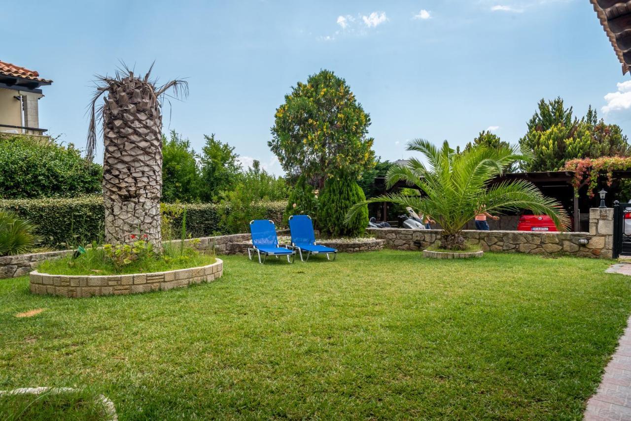 Blue Thea Luxury Villa In Afitos ภายนอก รูปภาพ