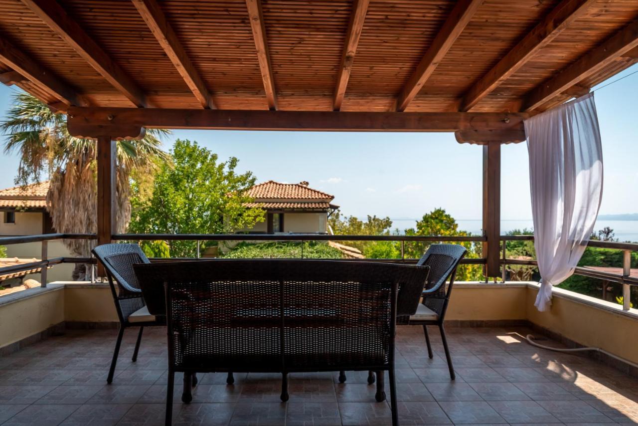 Blue Thea Luxury Villa In Afitos ภายนอก รูปภาพ