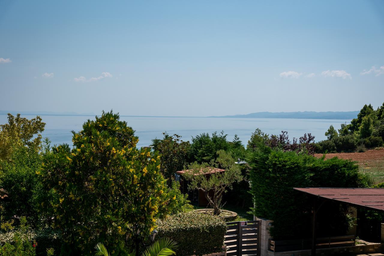 Blue Thea Luxury Villa In Afitos ภายนอก รูปภาพ