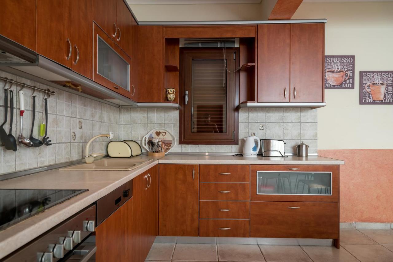 Blue Thea Luxury Villa In Afitos ภายนอก รูปภาพ